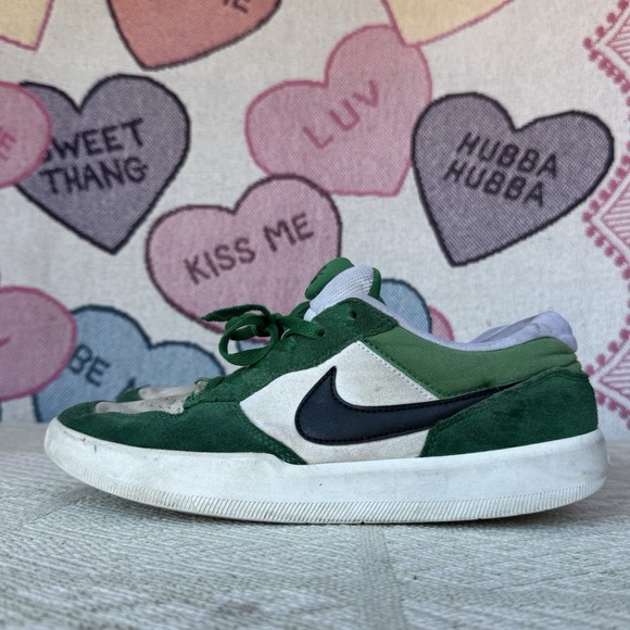 Size 9 - Nike SB Force 58 Low Pine Green Black - DV5477-300 Mens - Picture 1 of 11